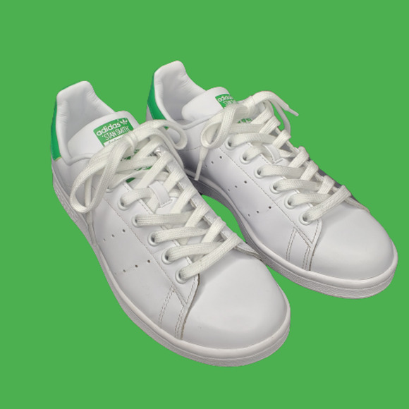 adidas Shoes - SOLD Woman's Adidas Endorsed by Stan Smith Cloud White & Green Shoes Sz 9